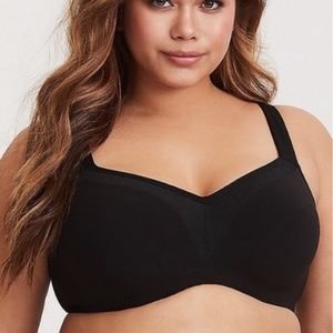 Torrid Active Black underwire convertible Sport Bra 48DDD